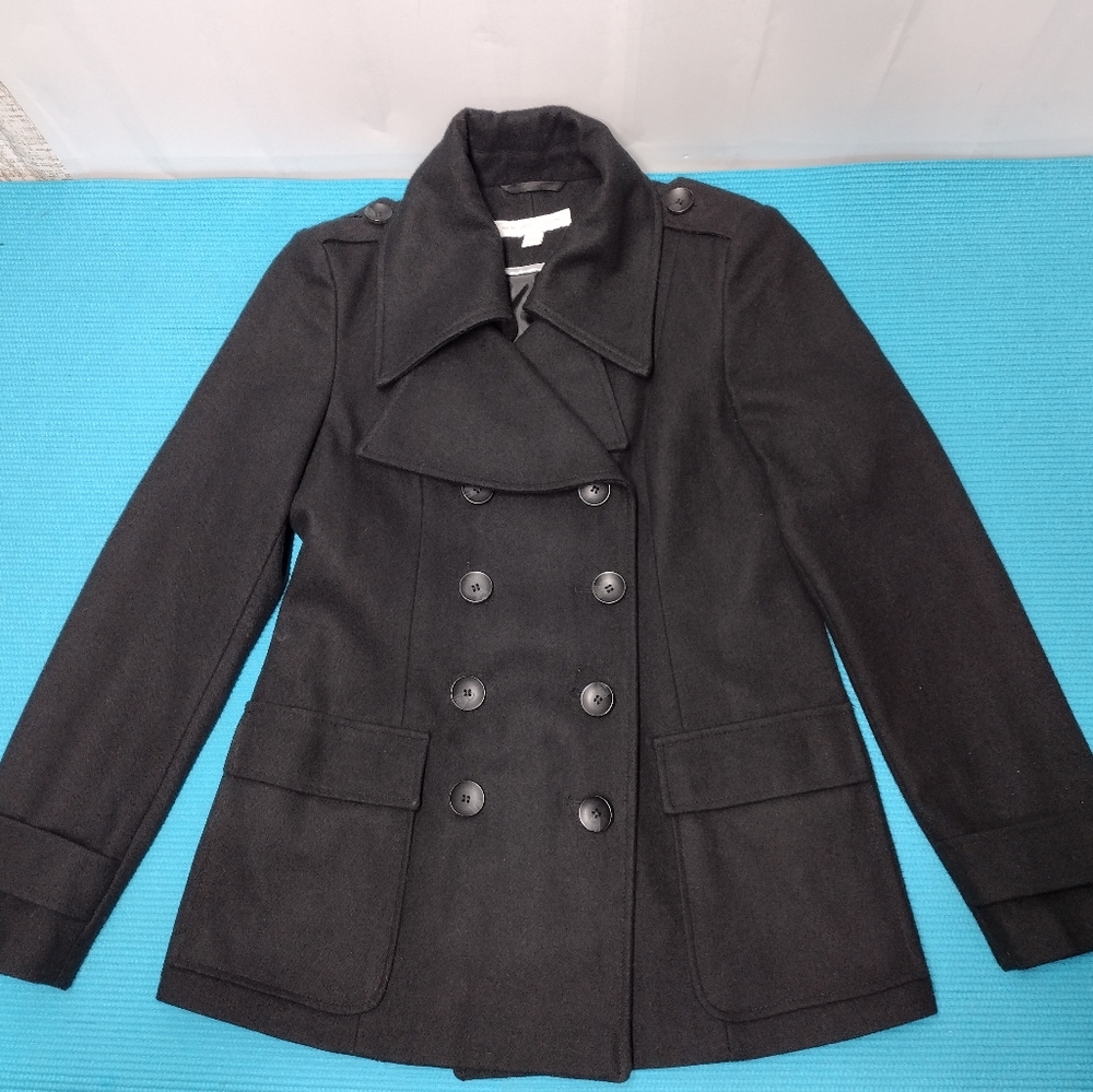 New York & Company Womens Pea Coat Double Breasted Size S